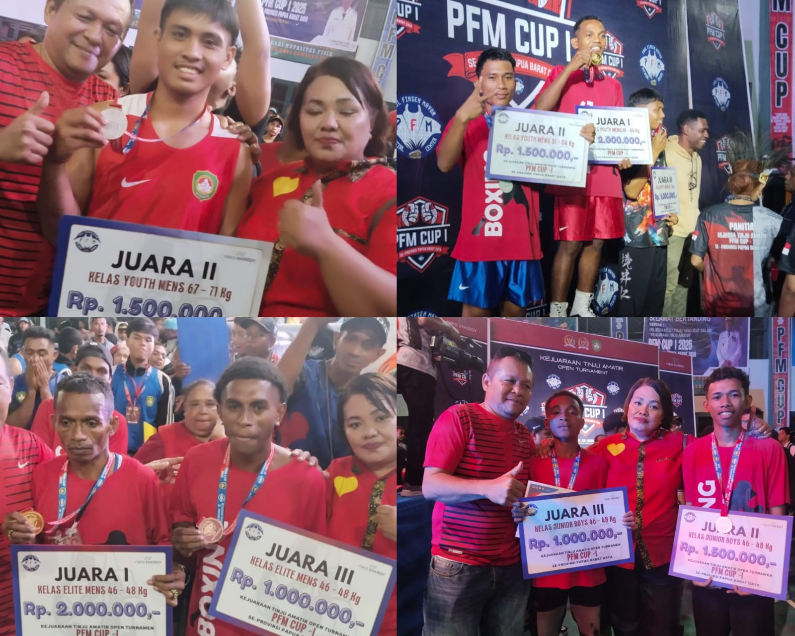 Surya Boxing Camp dan Beruat Boxing Camp Sukses Raih Medali di PFM Cup I Papua Barat Daya