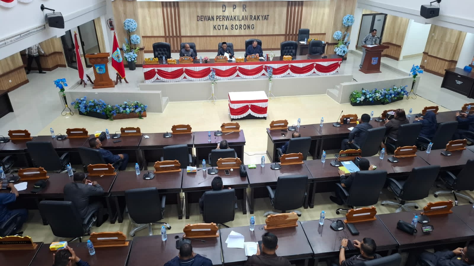 LPJ APBD Wali Kota Sorong Septinus Lobat Tahun 2024 Pada Rapat Paripurna XXII DPR Kota Sorong 
